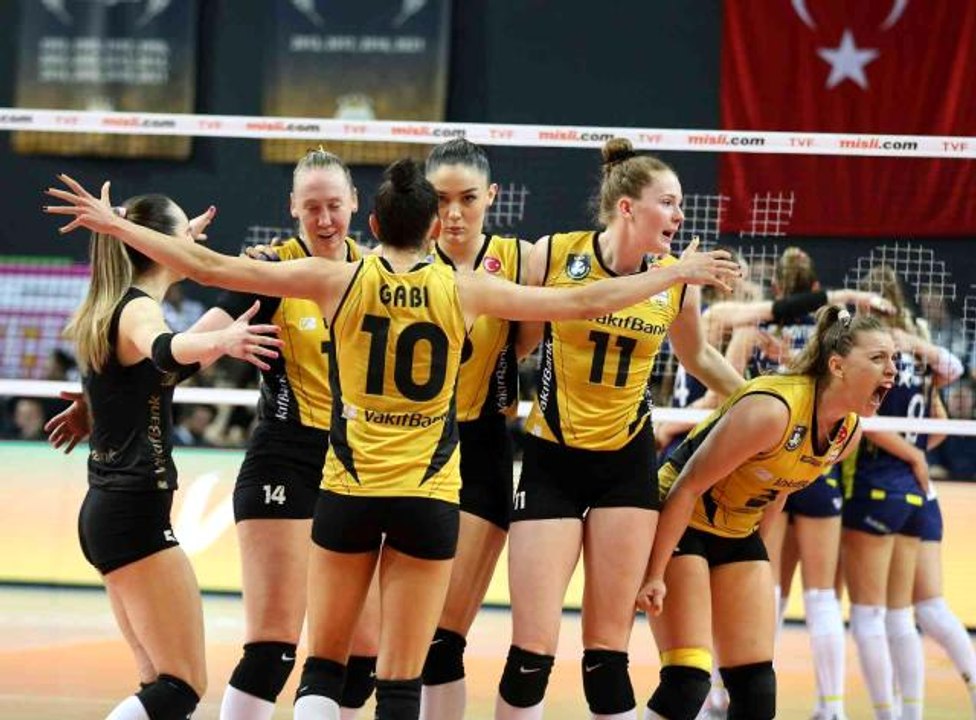 Voleybol Sultanlar Ligi'nde şampiyon VakıfBank