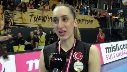 Ayça Aykaç: "Daha bitmedi, inşallah 5. kupayı da alacağız"