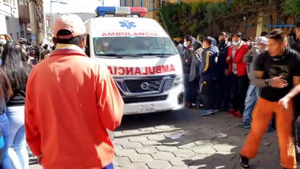 Buscan al sujeto que proporcionó la granada de gas lacrimógeno en Potosí