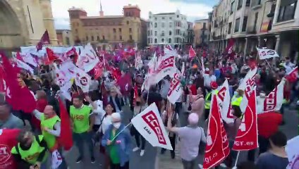 Vídeo | Sonado fin de protesta frente a la Catedral