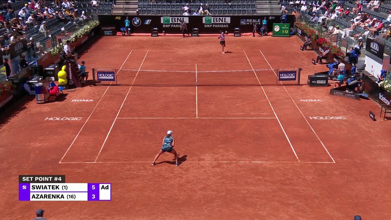 Swiatek v Azarenka | WTA Italian Open | Match Highlights