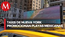 Con anuncios en taxis, inicia campaña de promoción del Caribe mexicano en EU