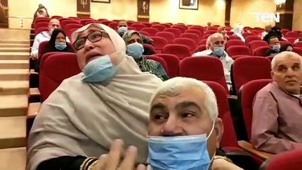 شاهد دموع الفرحة بعيون الفائزين فى قرعة الحج بشمال سيناء