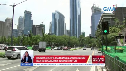 Business groups, inaabangan ang economic plan ng susunod na administrasyon | UB