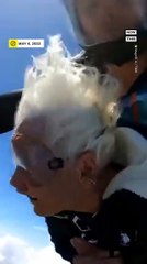 WWII Veteran Nurse Skydives on Her 100th Birthday