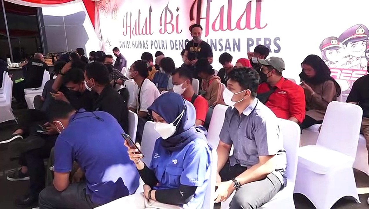 Divisi Humas Polri Adakan Halal Bi Halal Bersama Media