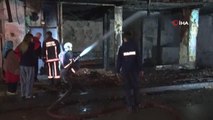 Ankara'da 2 katlı gecekonduda yangın çıktı: Evdeki yaşlı kadını komşuları kurtardı