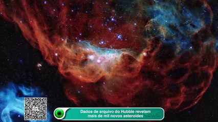 Dados de arquivo do Hubble revelam mais de mil novos asteroides