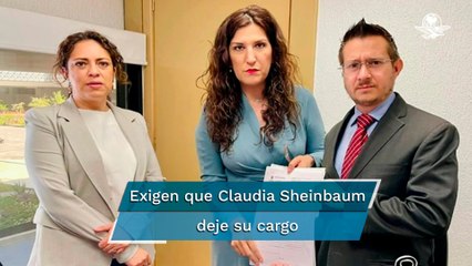 Senadora Kenia López presenta solicitud de juicio político contra Sheinbaum por L12
