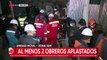 Dos obreros quedaron sepultados tras desplomarse una construcción ilegal en La Paz