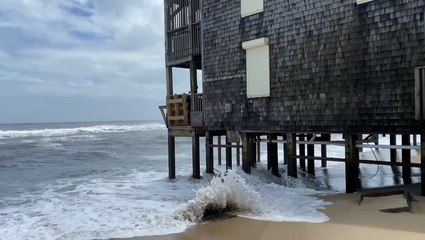 Ocean getting too close for comfort for some Outer Banks residents