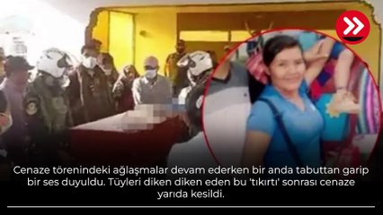 Cenazede akılalmaz olay! Tabuttan gelen 'tıkırtı' gerçeği ortaya çıkardı