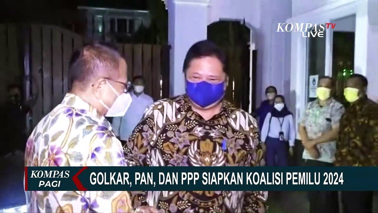 Airlangga Hartarto Bertemu Ketum PAN dan PPP: Siapkan Koalisi Pemilu 2024!