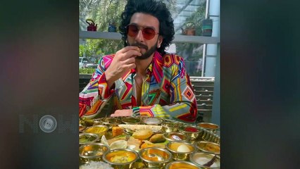  Gujarati Chora Ranveer Singh AKA Jayeshbhai Enjoys Thali In Ahmedabad, Does Jordaar Promotion