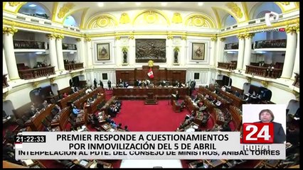 Aníbal Torres sobre toque de queda el 5 de abril: "Actuamos dentro del marco de la ley"