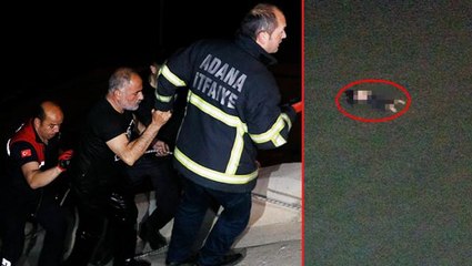 Yasak aşk yaşayan sevgililer köprüden suya atladı: Kadın öldü, erkek kurtuldu
