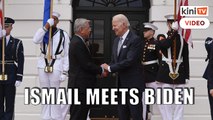 Ismail Sabri meets Joe Biden at the White House