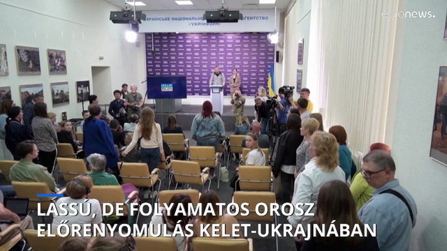 Lassú, de folyamatos orosz előrenyomulás Kelet-Ukrajnában
