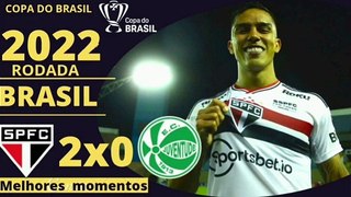 Melhores mometntos Copa do Brasil 2022 São Paulo 2x0  Juventude