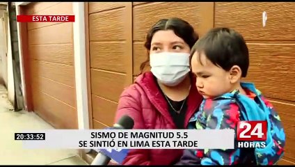 Sismo en Lima: movimiento de magnitud 5.5 se registró esta tarde