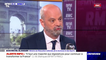 "Rehausser le niveau tout en rehaussant le plaisir d'apprendre": Jean-Michel Blanquer s'exprime sur le nouveau bac