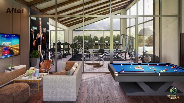 Best Club House Concept of 3D interior design firms By Yantram architectural animation studio - Meridian, Idaho
