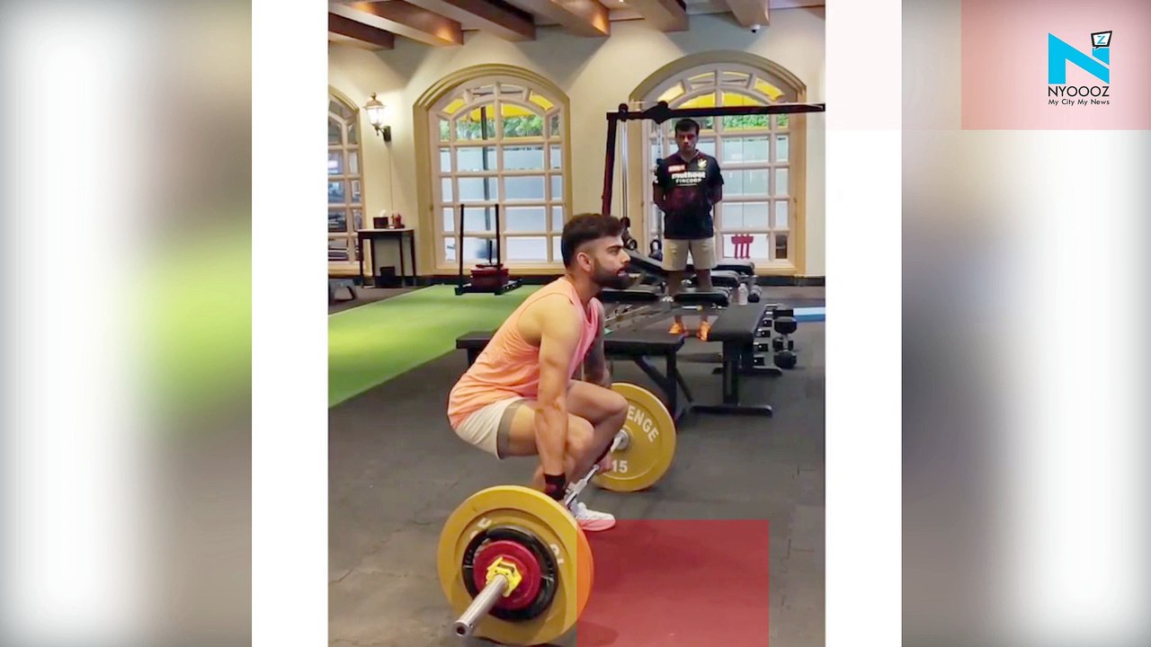 Virat Kohli gives major fitness goals as he shares his workout videos