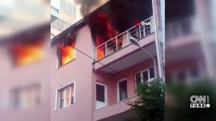 Cinnet geçiren adam evini böyle yaktı