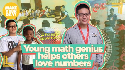 Young math genius helps others love numbers | Make Your Day