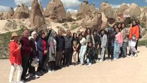 Kapadokya'yı gezen öğrenciler: 