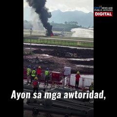 Eroplano, nagliyab matapos pumalya sa takeoff | GMA News Feed