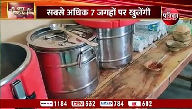 जयपुर में 16 नई ​इंदिरा रसोई, 8 रुपए में मिलेगा खाना
