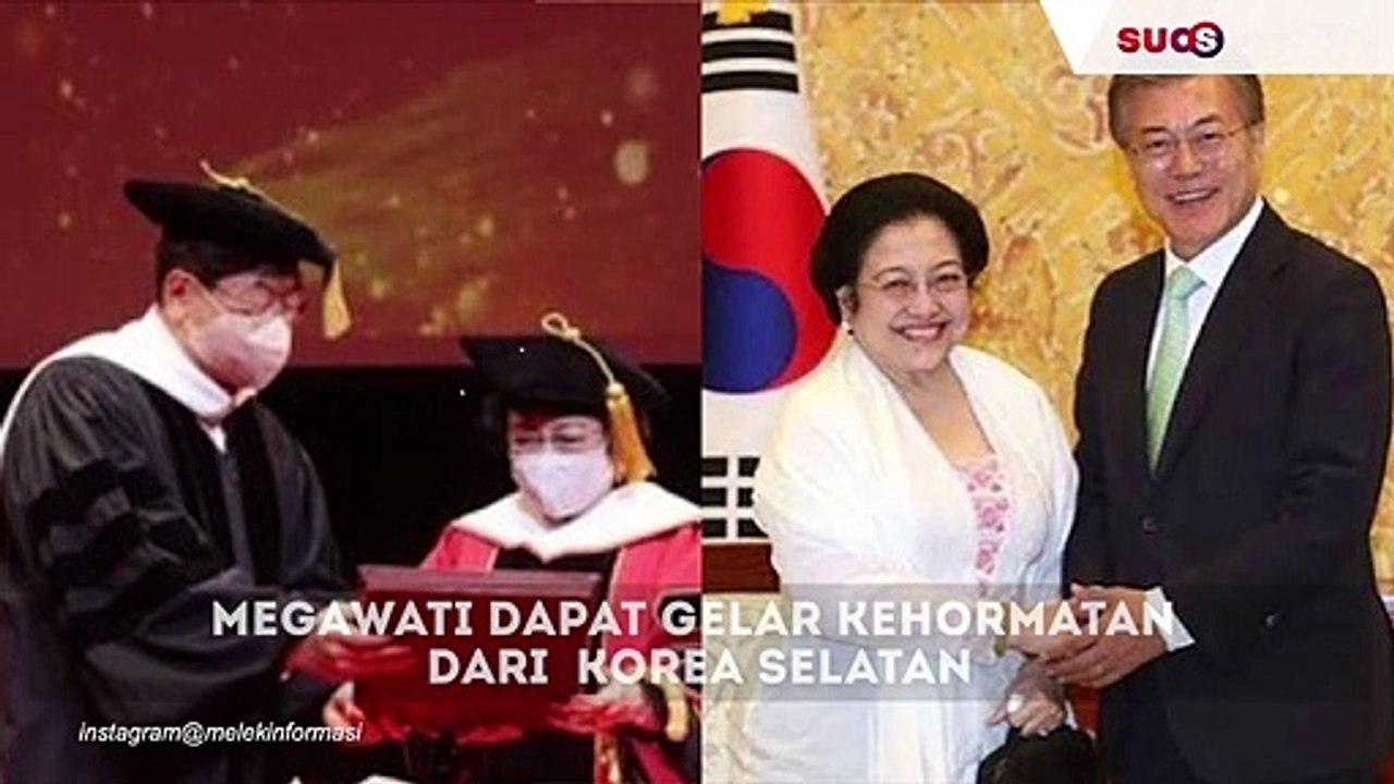 Wow! Kini Megawati Resmi Bergelar Profesor Kehormatan Seoul Institute of the Arts