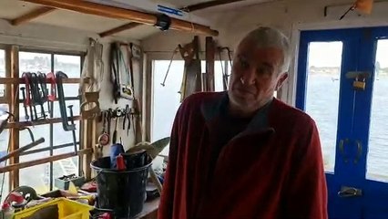 Boats being removed from Eastney beach near RNLI