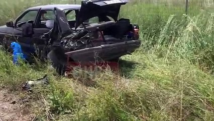 Τροχαίο ατύχημα στην αερογέφυρα Θηβών-Μουρικίου