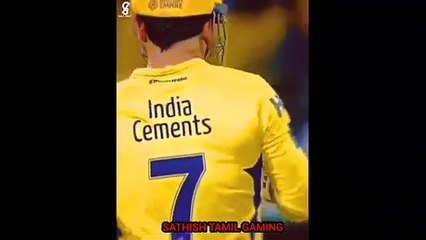 CSK M.S DHONI THALA MASS WHATSAPP STATUS 