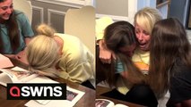 US step mum cries tears of joy as identical twins ask her to adopt them on Mother's Day