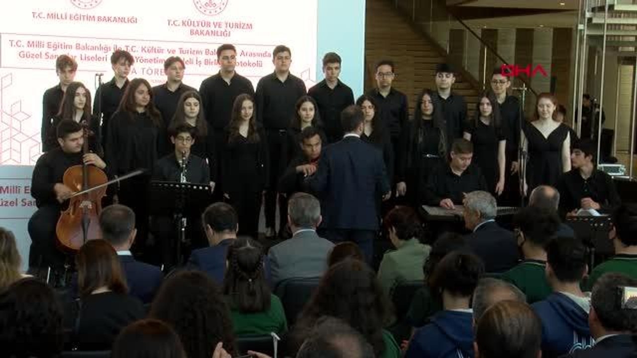 2 BAKANLIK ARASINDA GÜZEL SANATLAR LİSELERİ İÇİN PROTOKOL İMZALANDI