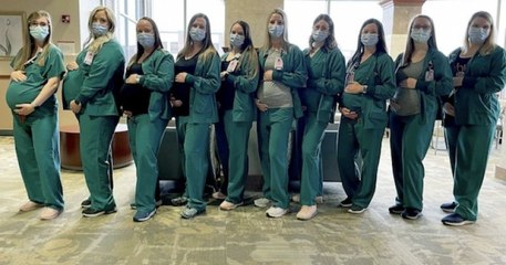 États-Unis : onze infirmières d'un même hôpital sont tombées enceinte au même moment