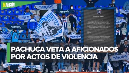 Vetan a porra y aficionados del Pachuca para el duelo ante San Luis
