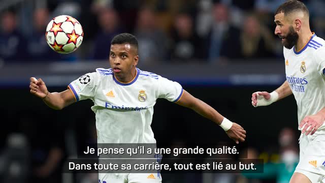 Real - Sampaoli : Pour Rodrygo, s'entraîner avec Benzema c'est comme être à Harvard