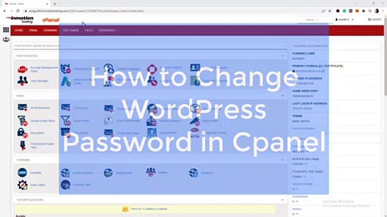 How to Change WordPress Password in cPanel | Urdu/Hindi