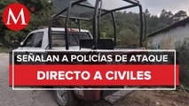 Policía Estatal podría estar involucrada en ataque a pobladores de Coyomeapan