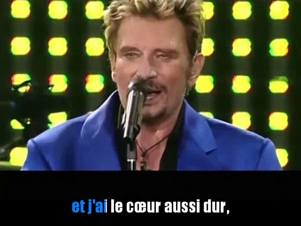 Johnny Hallyday_Medley rythm and blues (Clip Bercy 2003)karaoké
