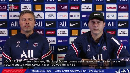 Replay : Conférence de presse de Mauricio Pochettino Montpellier - Paris Saint-Germain