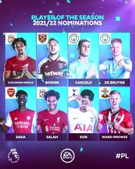 Premier Lig'de yılın futbolcusu adayları