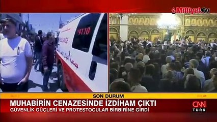 İsrail askerleri tabuta saldırdı! El Cezire muhabirinin cenazesinde olay çıktı