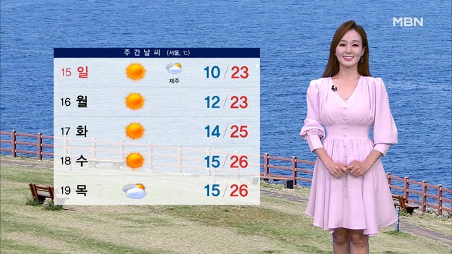 [종합뉴스 날씨]주말 동안 맑고 쾌청…높은 자외선 주의!