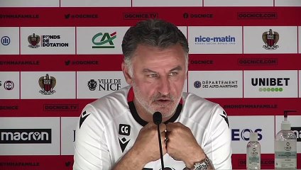Galtier : « Le plus important, c'est l'équipe » - Foot - L1 - Nice