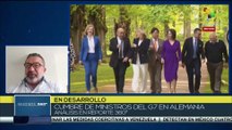 Cumbre de Ministros G7 replantea estrategia de dominación occidental